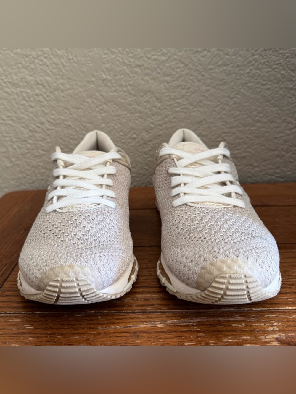 ASICS Gel-Quantum 360 Knit 2 W Birch/Grey Sz.9 Running Training Workout Shoe - Picture 3 of 12